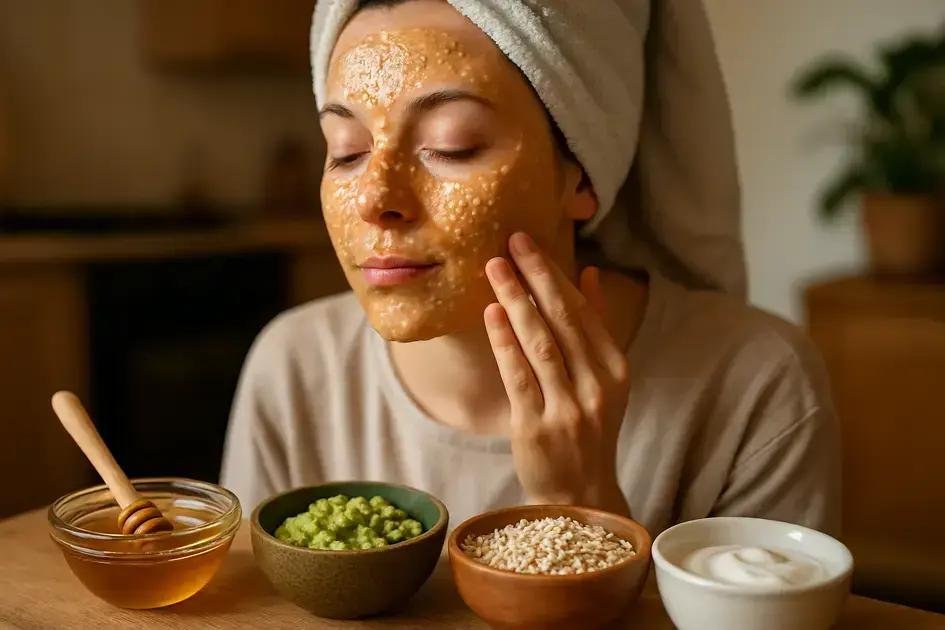 5 máscaras faciais caseiras com ingredientes naturais para transformar sua pele hoje