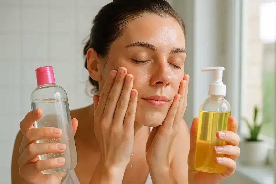 Água micelar vs cleansing oil: qual é ideal para seu tipo de pele hoje?