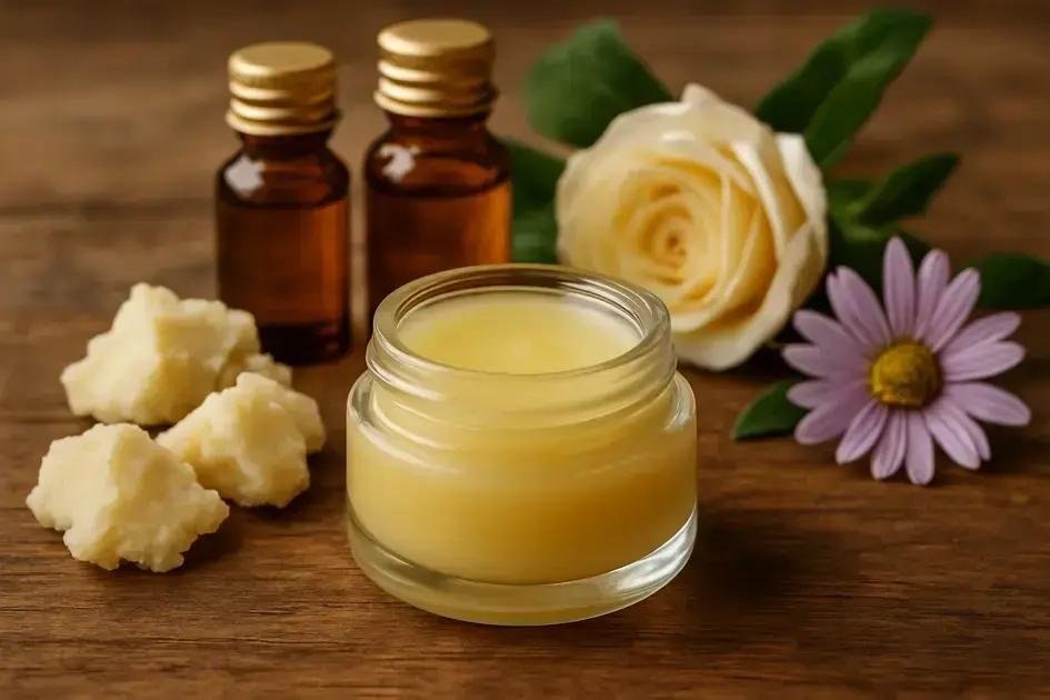 DIY balm labial com manteiga de karité e óleos naturais: hidratação caseira e prática