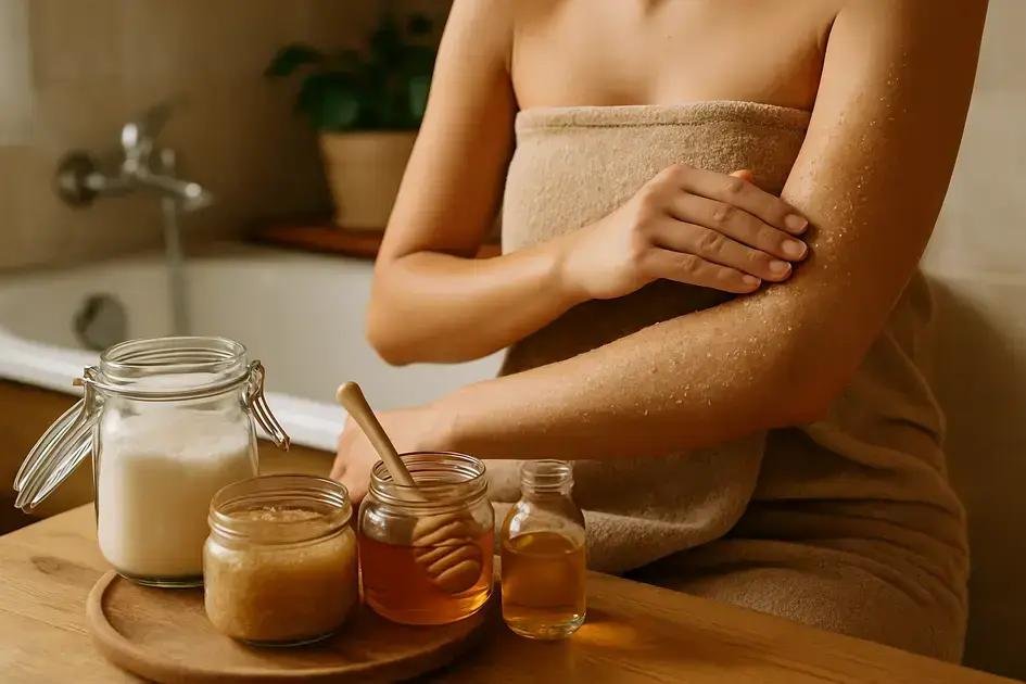 Esfoliação corporal receitas caseiras eficazes e seguras para renovar sua pele rapidamente