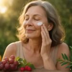 Proteção diária anti‑idade com proteção solar e antioxidantes para sua pele